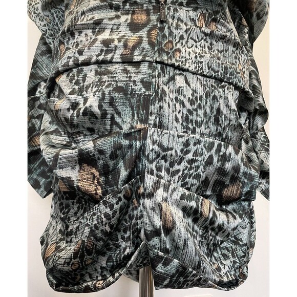 Guess By Marciano Leopard Dress Bodycon Wedding Guest‎ Night Out Cocktail Small - Picture 7 of 7